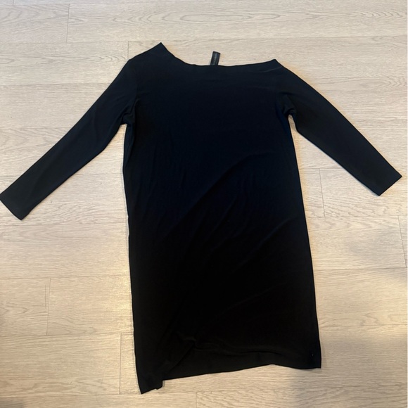 Norma Kamali Asymmetrical Draped Dress Size L - Picture 2 of 3